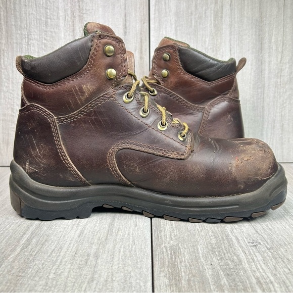 Red Wing King Toe 6 in EH Safety Toe Work Boot Brown Leather Mens Size 8.5 main image 10